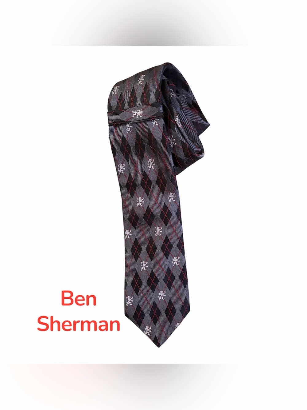 😎 Ben Sherman Argyle tie